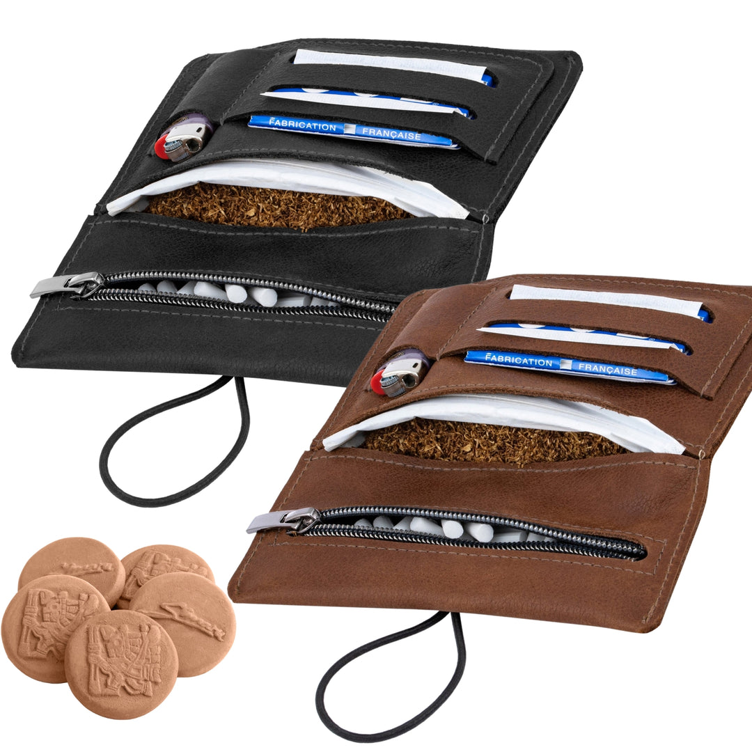 2x Sintra Drehertasche & 5er Set Tabakbefeuchter