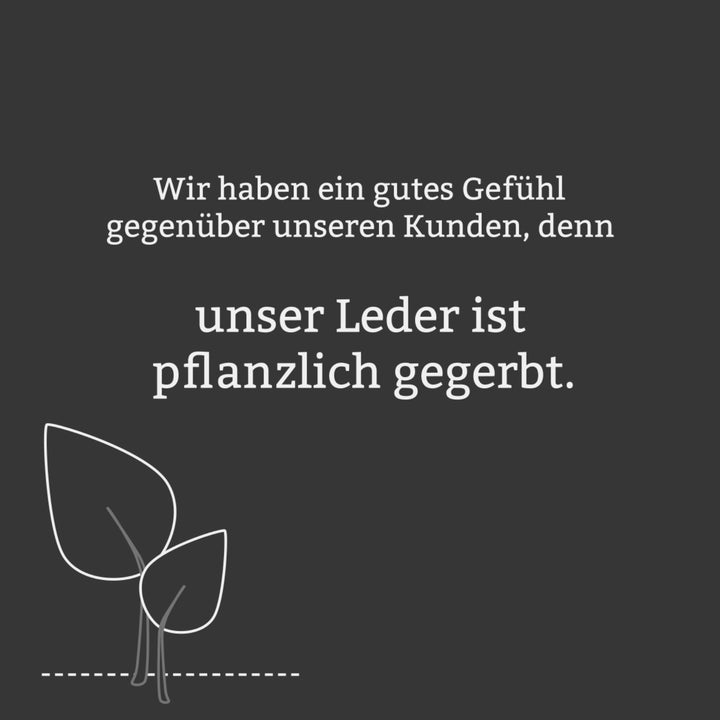 Dunkle Grafik zu pflanzlich gegerbtem Leder und Pflanzen-Zeichnung#color_schwarz