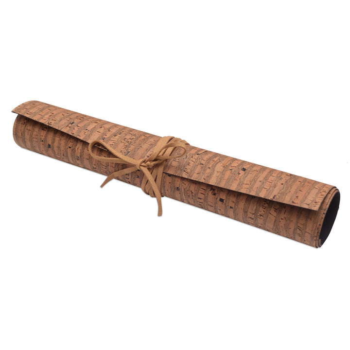 Zusammengebundene Korkrolle, Farbe natur mit Muster