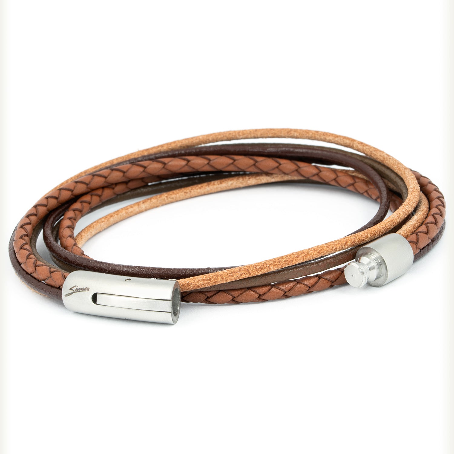 Leather bracelet for women & men, genuine leather Made in