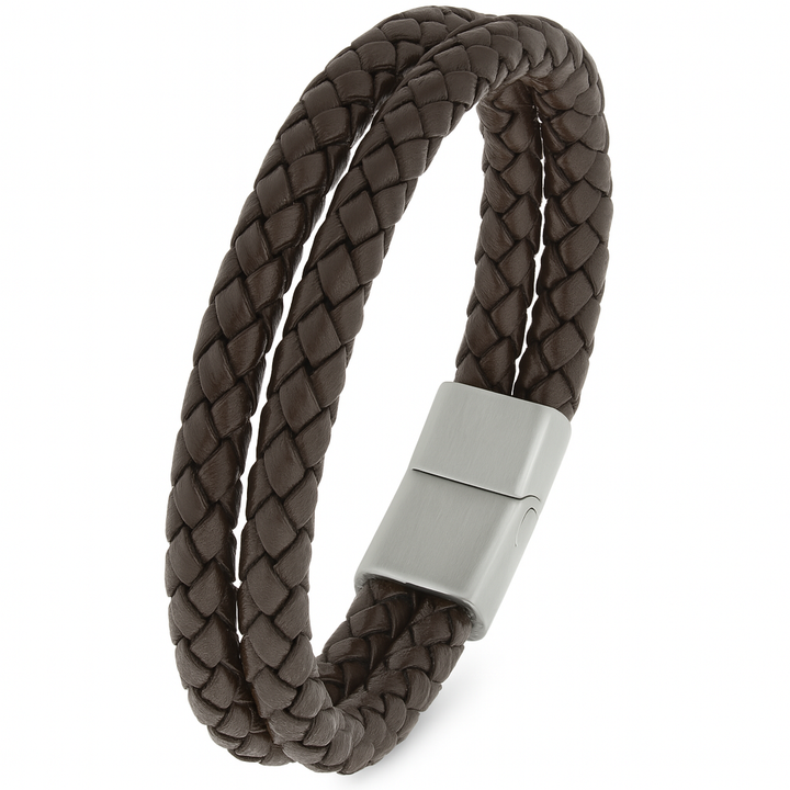 Lederarmband HAKVIK mit 2x6mm Riemen