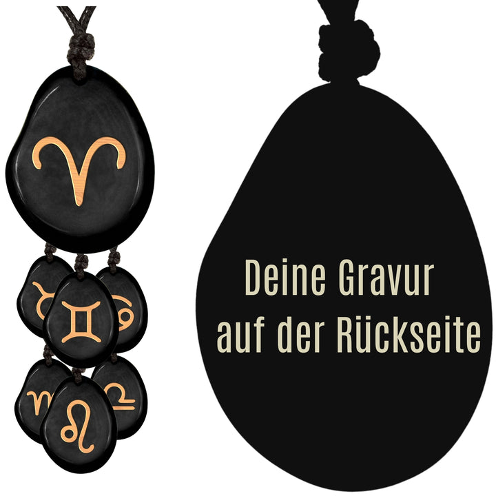 SCHWARZ Sternzeichen Symbol
