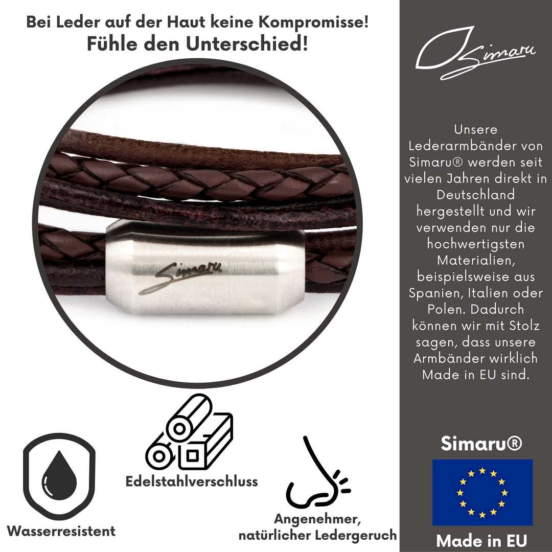 Lederarmband Pucara