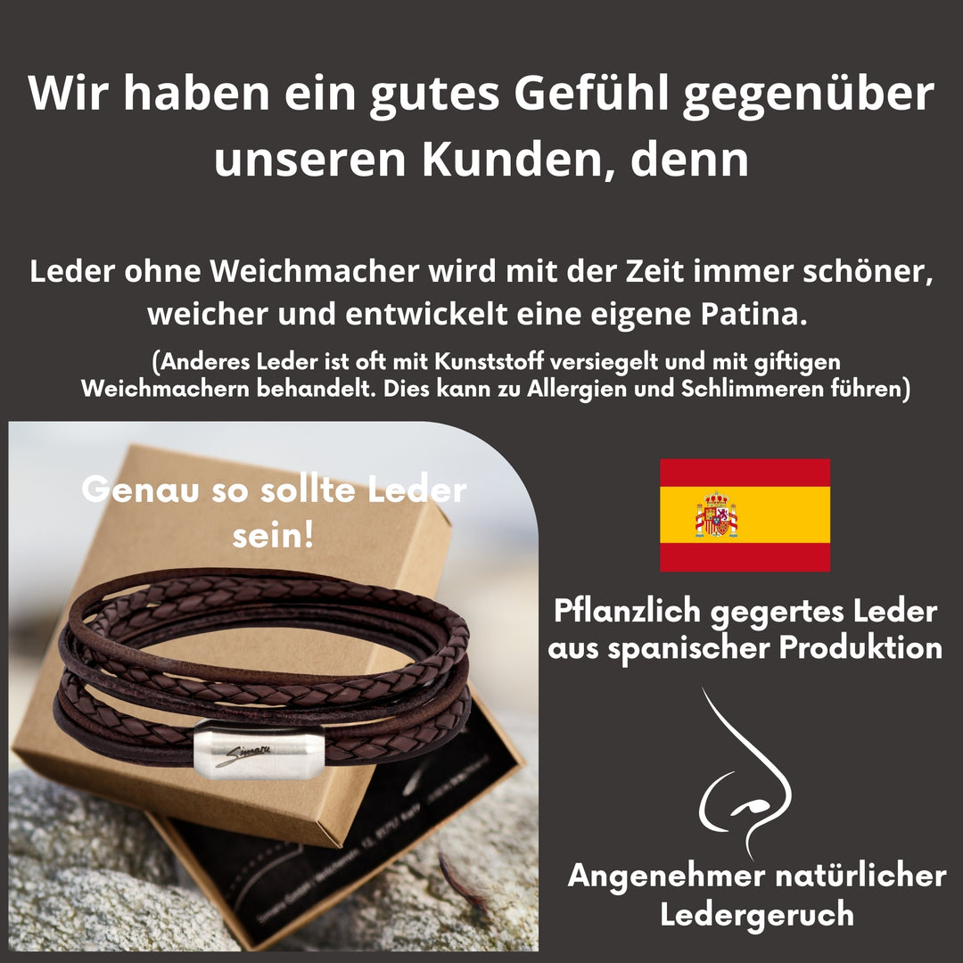 Lederarmband Pucara