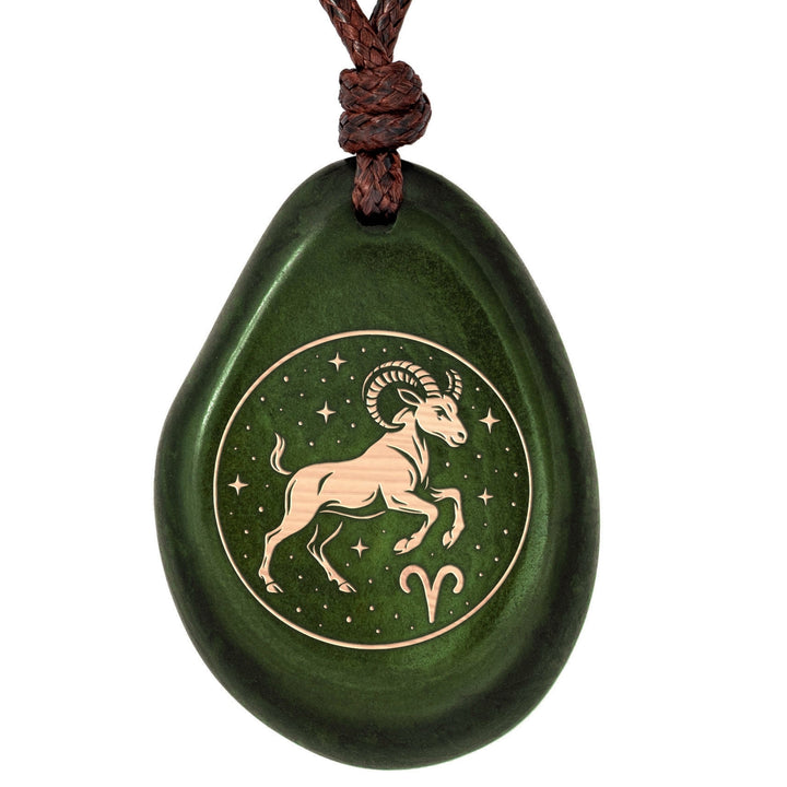 GRÜN Sternzeichen Amulett
