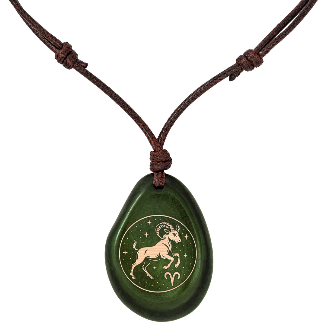 GRÜN Sternzeichen Amulett