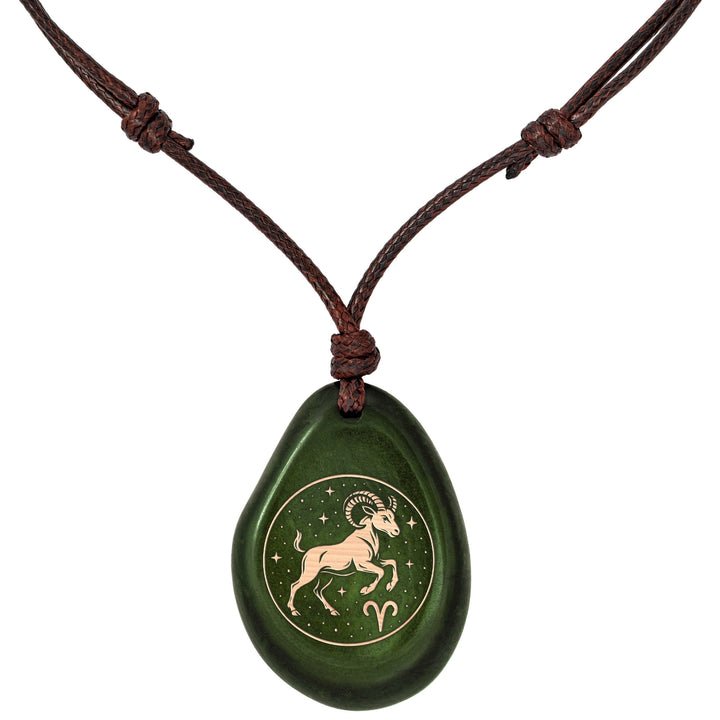 GRÜN Sternzeichen Amulett