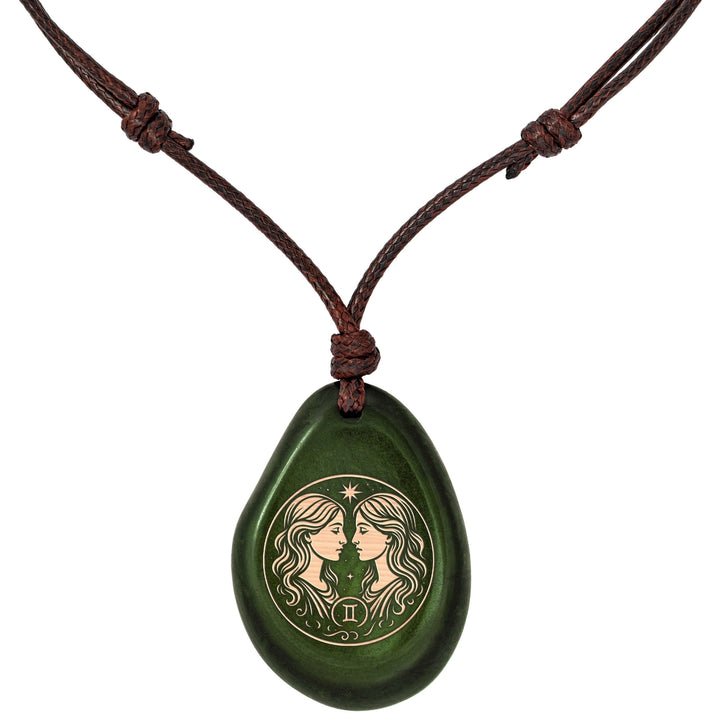 GRÜN Sternzeichen Amulett