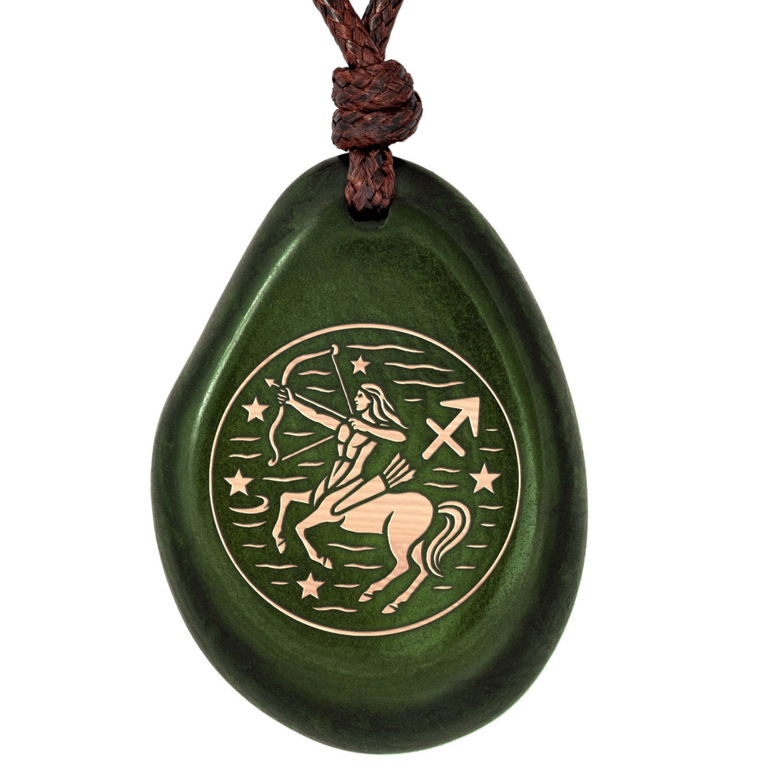 GRÜN Sternzeichen Amulett