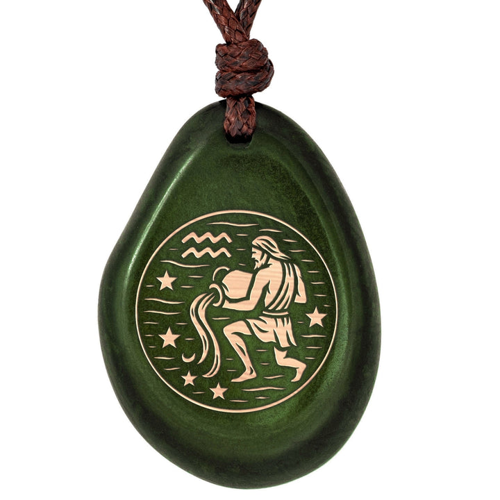 GRÜN Sternzeichen Amulett