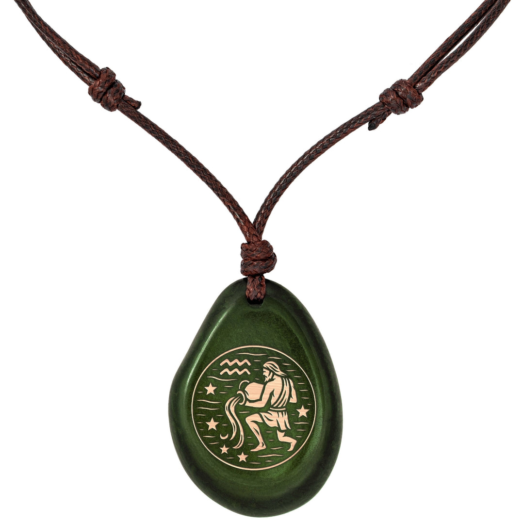 GRÜN Sternzeichen Amulett