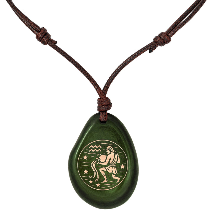 GRÜN Sternzeichen Amulett