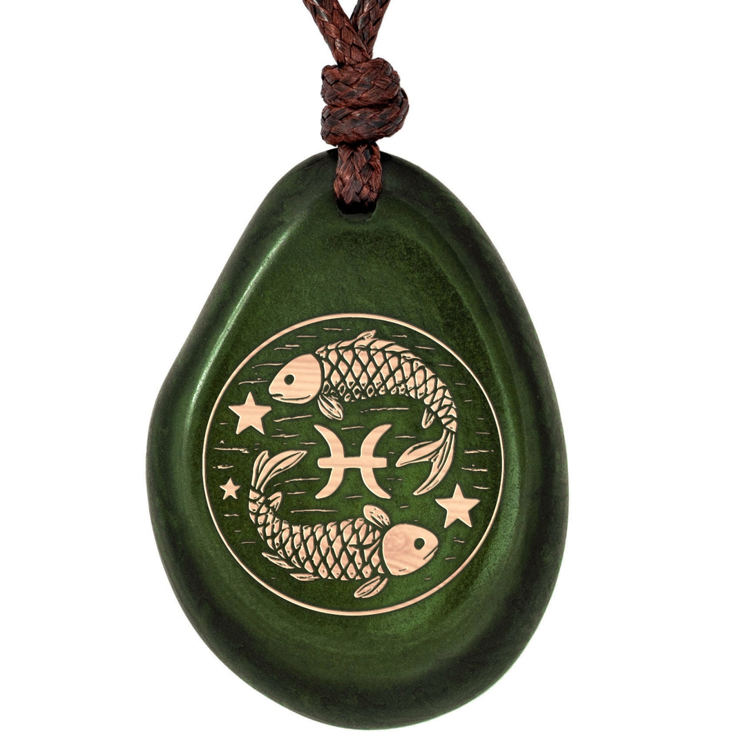 GRÜN Sternzeichen Amulett