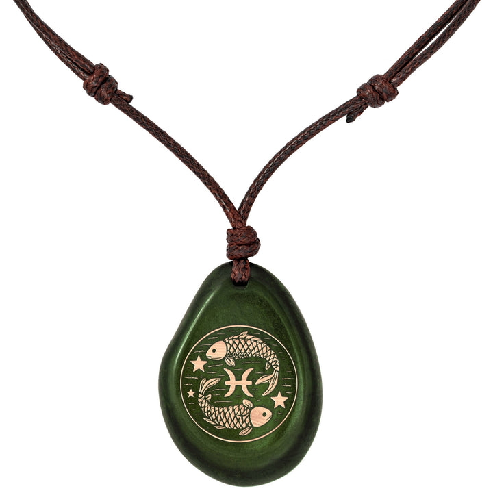 GRÜN Sternzeichen Amulett
