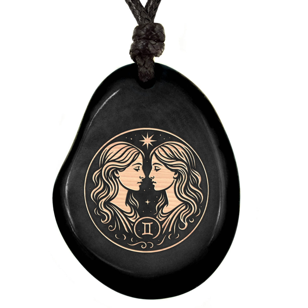 SCHWARZ-Sternzeichen Amulett-Model Parent