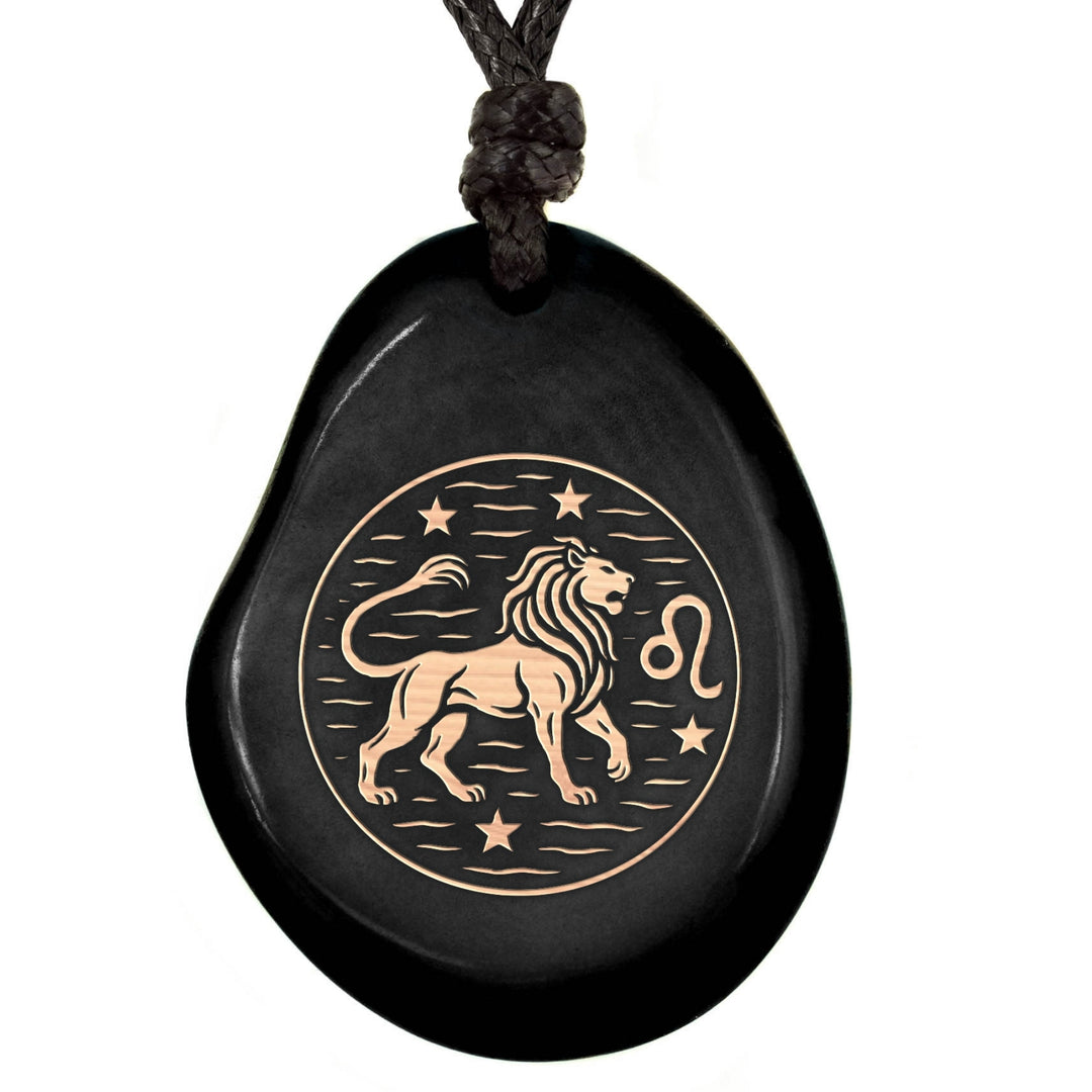 SCHWARZ-Sternzeichen Amulett-Model Parent