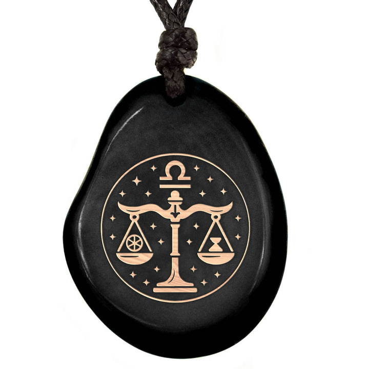 SCHWARZ-Sternzeichen Amulett-Model Parent