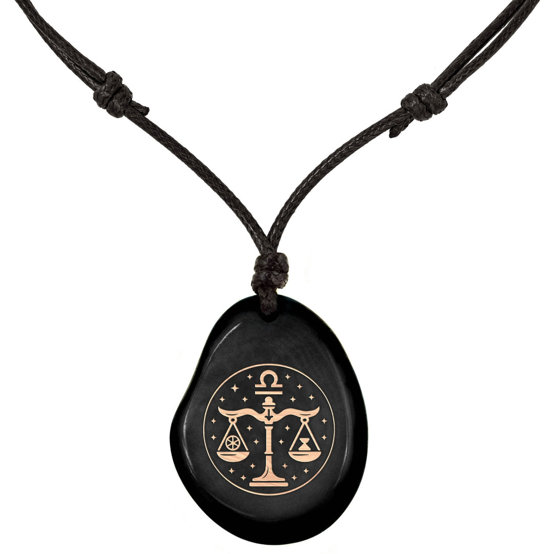 SCHWARZ-Sternzeichen Amulett-Model Parent