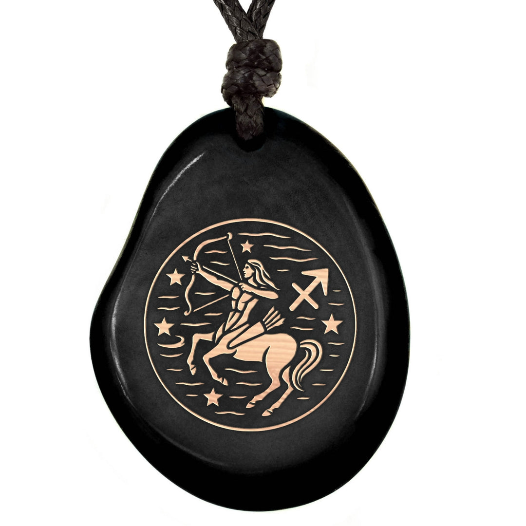 SCHWARZ-Sternzeichen Amulett-Model Parent