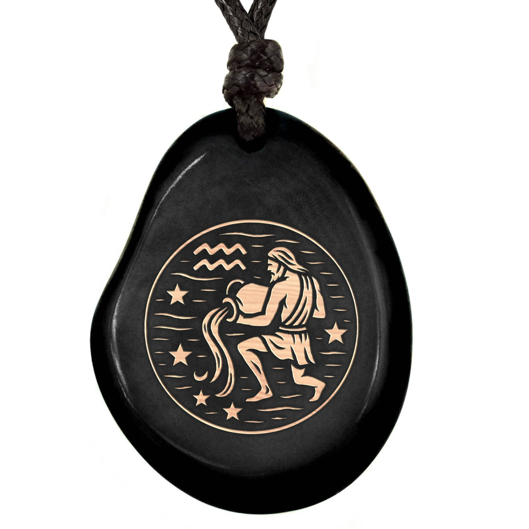 SCHWARZ-Sternzeichen Amulett-Model Parent