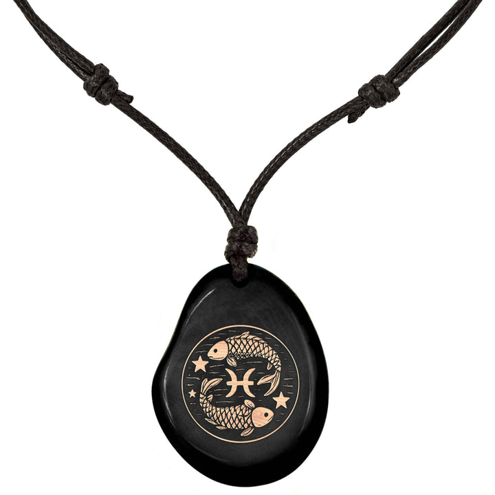 SCHWARZ-Sternzeichen Amulett-Model Parent