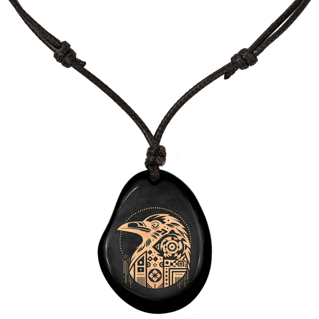 SCHWARZE Kette aus Taguanuss
