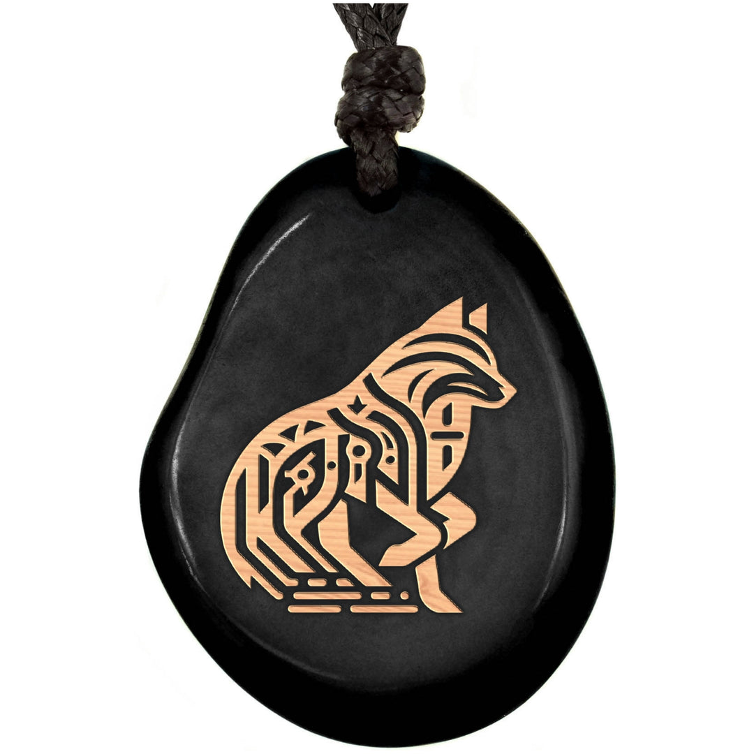 SCHWARZE Kette aus Taguanuss