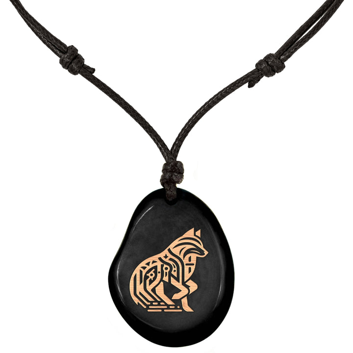 SCHWARZE Kette aus Taguanuss