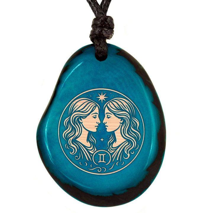 TÜRKIS-Sternzeichen Amulett-Model Parent