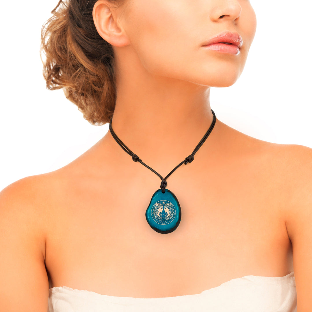 TÜRKIS-Sternzeichen Amulett-Model Parent