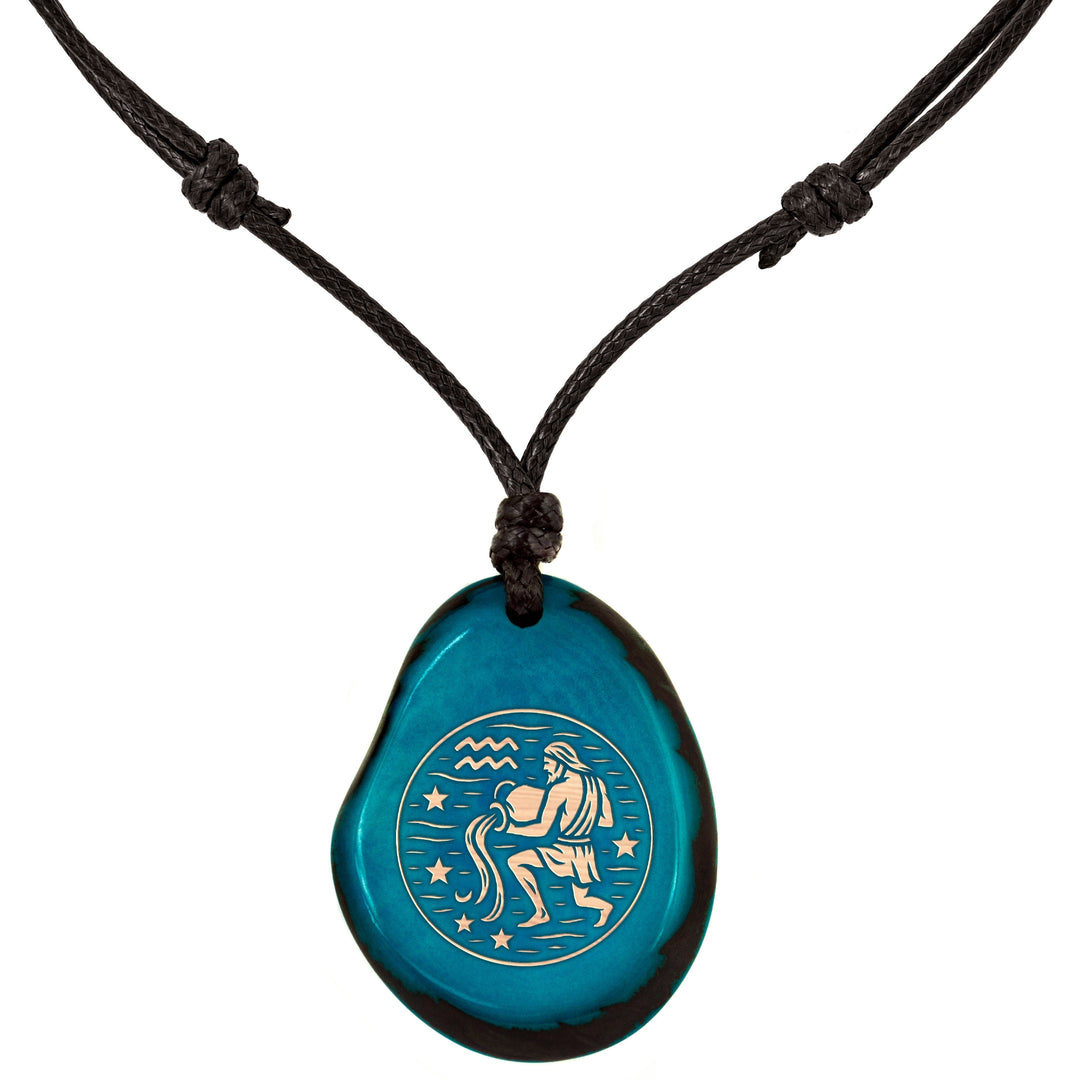 TÜRKIS-Sternzeichen Amulett-Model Parent