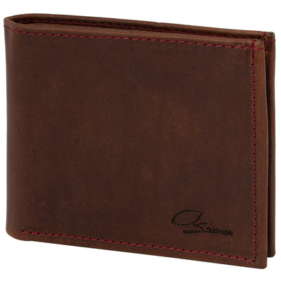 Compact men wallet made of genuine leather