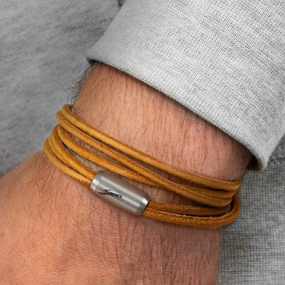 Simbal leather bracelet
