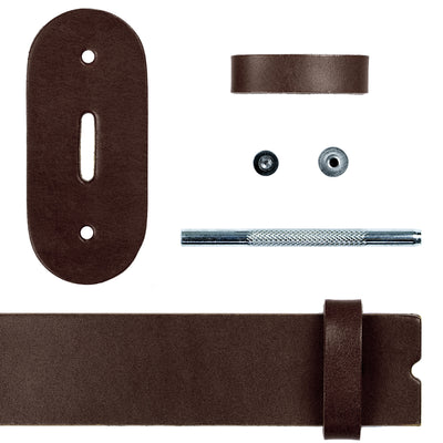 Lederriemen 3,5cm braun