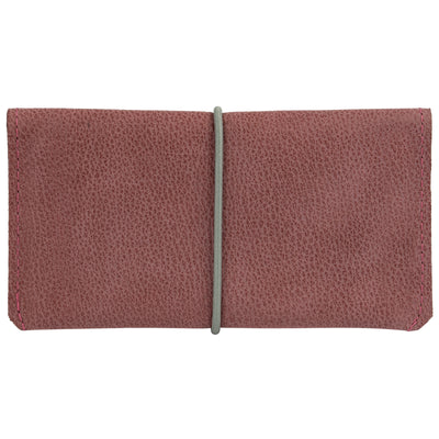 Genuine leather tobacco bag with interchangeable clasp