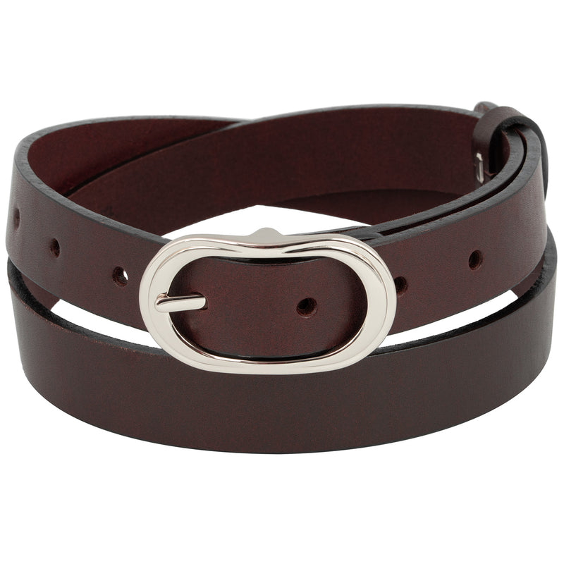 CURITIBA leather belt 2,5cm