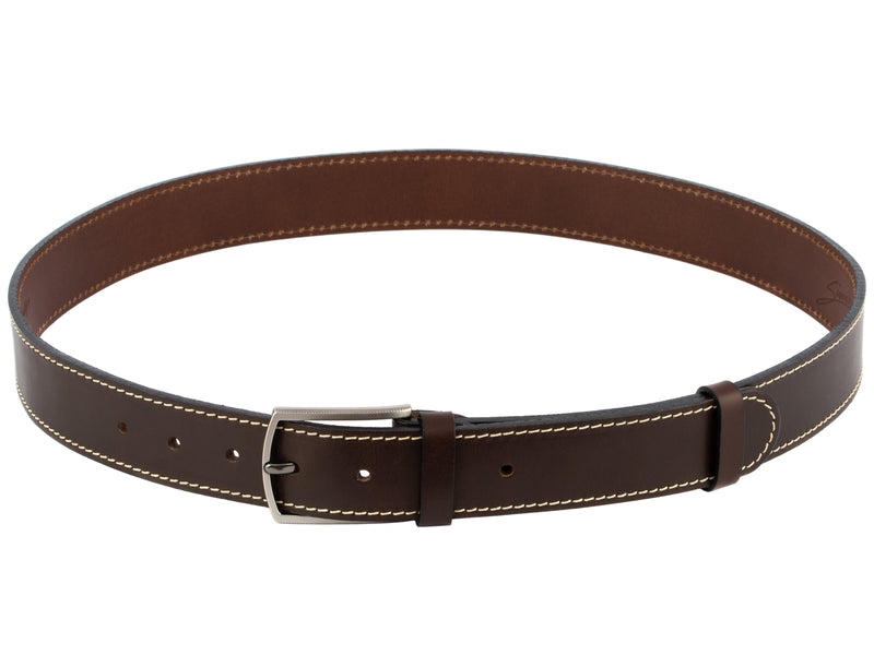 Premium leather belt for men 35mm Marseille