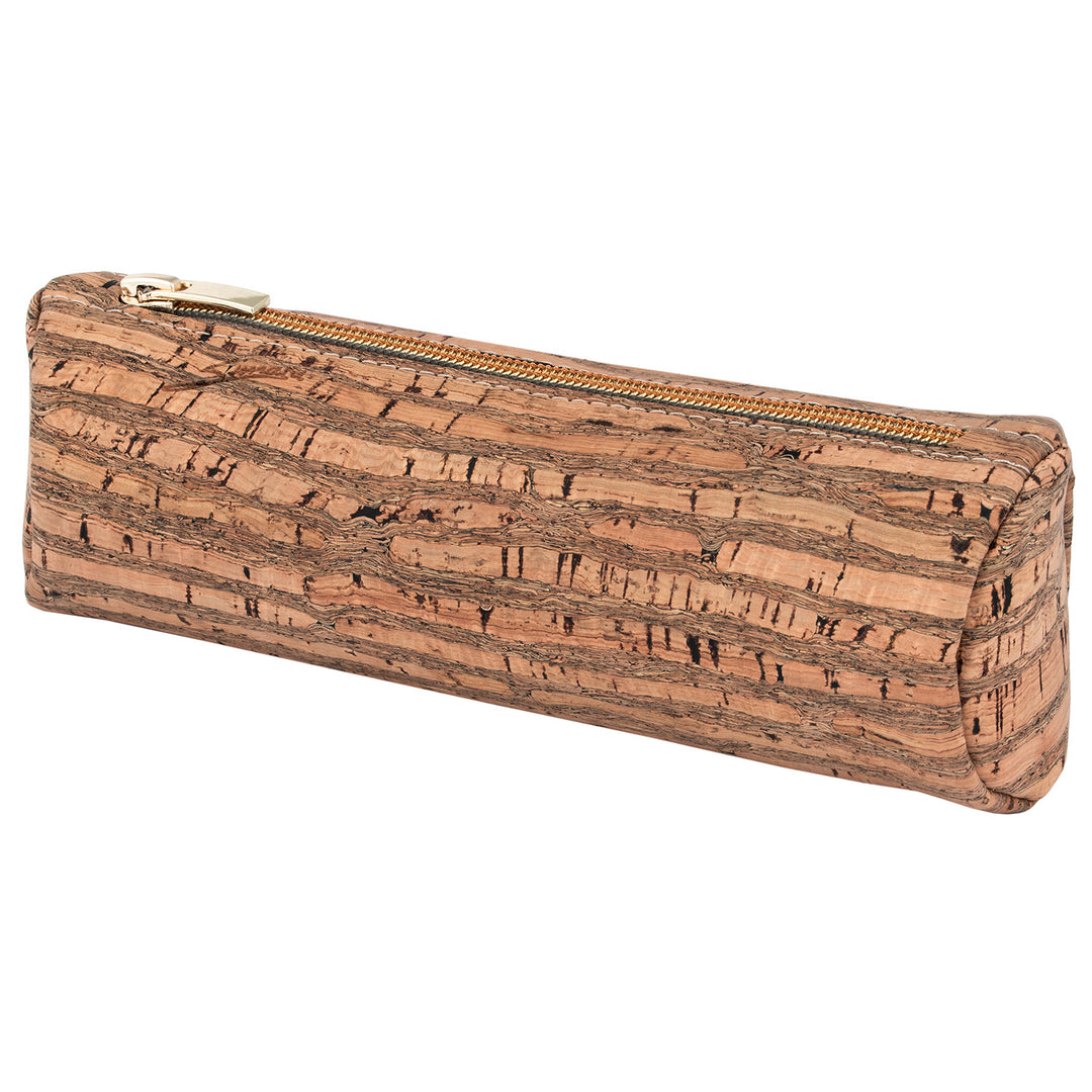 Pencil case / round cork pencil case
