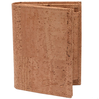 Cork Leather Wallet for Men with RFID Protection
