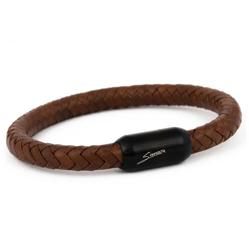 Leather Bracelet with magnetic closure
