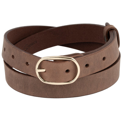 Premium leather belt for women 25mm Bahia