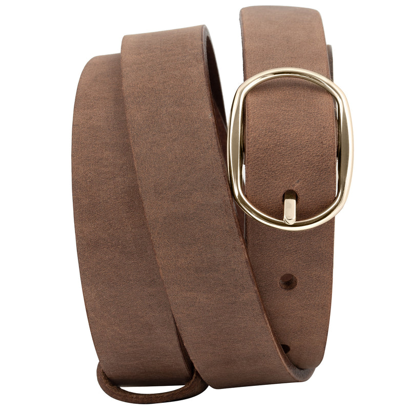 Premium leather belt for women 25mm Bahia