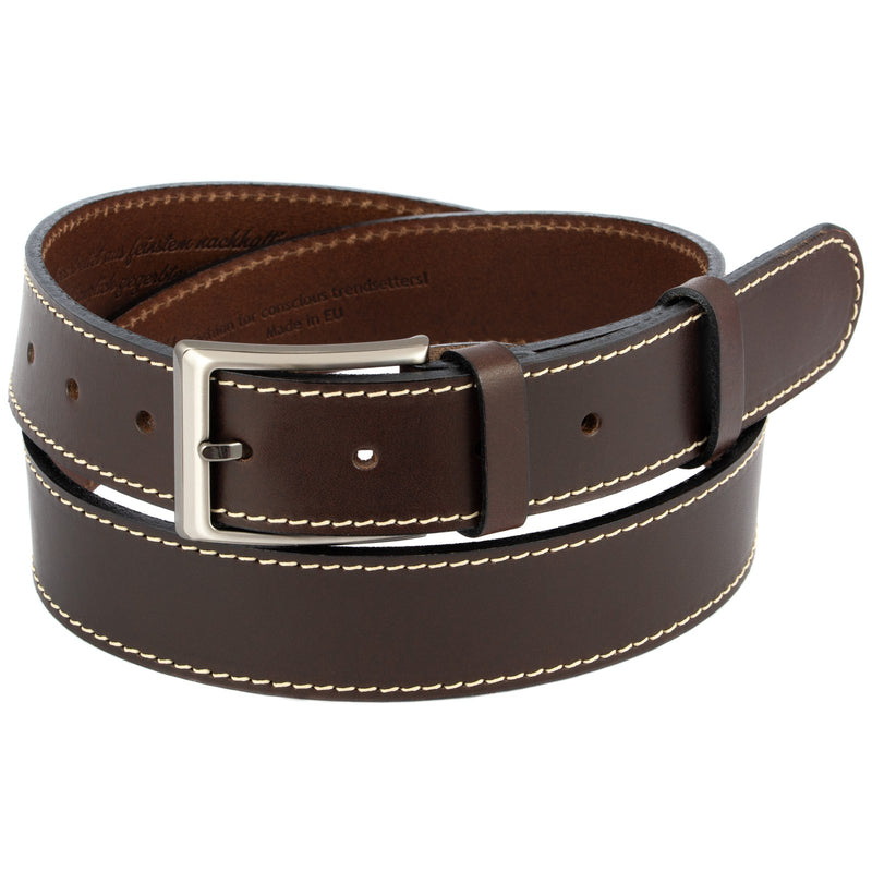 Premium leather belt for men 35mm Orleans