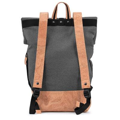 Waterproof roll top cork backpack