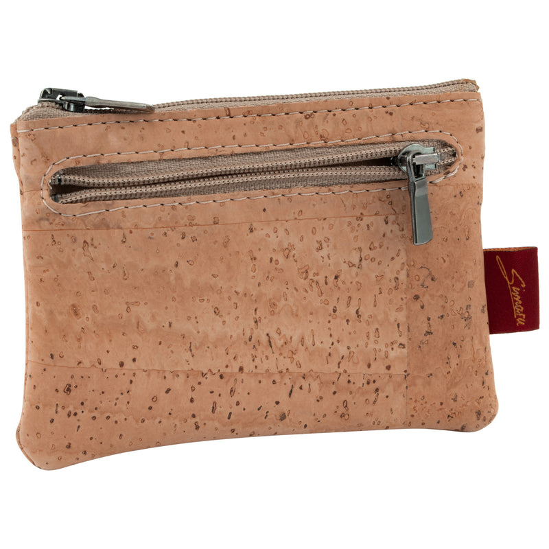 Key case with 2 key rings and money pocket