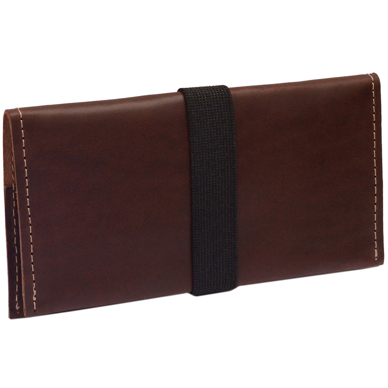 Plain leather tobacco bag 35g